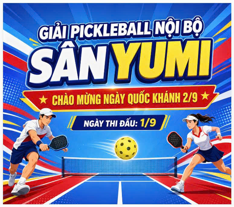 Giải Pickleball nội bộ sân YUMI chào mừng lễ 02-09