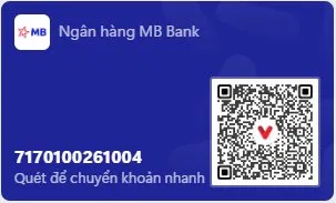 Mã QR chuyển khoản